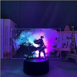 Attack on Titan 3D lamp - LEVI LIGHT LED ANIME LIGHT  OTAKU0705