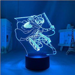 Attack on Titan 3D lamp - LEVI DASH Led Anime Lamp  OTAKU0705