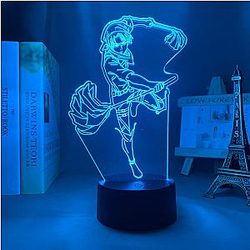 Attack on Titan 3D lamp - MOPPING LEVI Led Anime Lamp  OTAKU0705