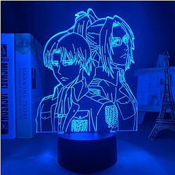 Attack on Titan 3D lamp - LEVI x HANGE Led Anime  OTAKU0705