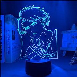 Attack on Titan 3D lamp - LEVI S3 Led Anime Lamp  OTAKU0705