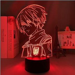 Attack on Titan 3D lamp - MIKASA STARE Led Anime Lamp  OTAKU0705