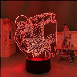 Attack on Titan 3D lamp - THE ARMOURED TITAN Led Anime Lamp  OTAKU0705