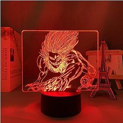 Attack on Titan 3D lamp - THE JAW TITAN Led Anime Lamp  OTAKU0705