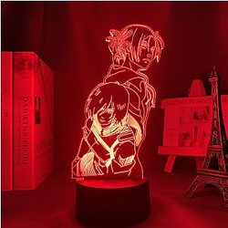 Attack on Titan 3D lamp - ANNIE X MIKASA Led Anime Lamp  OTAKU0705