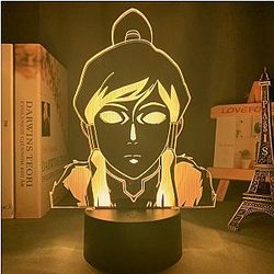 Avatar: The Last Airbender 3D lamp - KORRA Led Anime Lamp    OTAKU0705