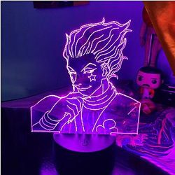 Hunter X Hunter Light Lamp - Hisoka 3D Night Lamp Led Touch Sensor Colorful Nightlight