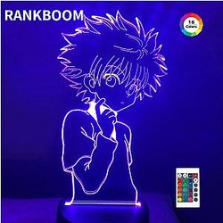 Hunter x Hunter Light Lamp - Anime 3d Night Lamp Bedroom Decor Nightlight Manga Gift