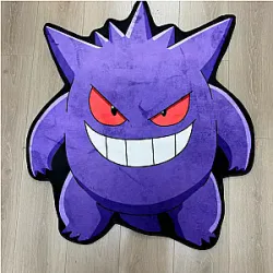 Anime Pokemon Purple Gorgon Irregular Area Rugs Washable Carpets Home Deco Door Floor Anti-slip Bedside Kids Birthday Gift