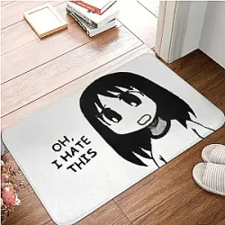 2024 Anime Japanese Non-Slip Doormat Living Room Mat OUTDATED Check Profile Azumanga Daioh Osaka Ayumu Kasuga Monochrom New Year