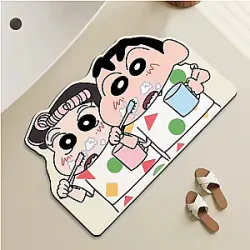 Shower Room Water Uptake Mat Quick Drying Fashionable Home Gifts And Exquisite Cartoon Anime Soft And Comfortable Anime Periphe