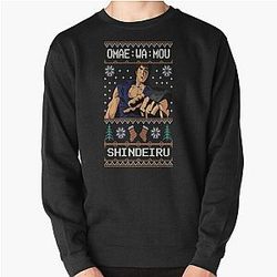 Omae Wa Mou Shindeiru Ugly Christmas Sweater/ graphic  Pullover Sweatshirt RB2212