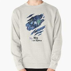 Re: Zero Sweatshirts - Re:Zero scratches Pullover Sweatshirt RB2212