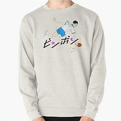Ping Pong Smile Print Pullover Sweatshirt RB2212
