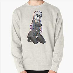 Darling In The Franxx Sweatshirts - Zero Two Waifu Pullover Sweatshirt RB2212