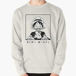 One Piece Sweatshirts - Luffy One Piece  Pullover Sweatshirt RB2212