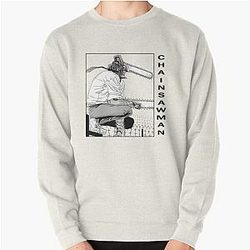 Chainsaw Man Sweatshirts - Chainsaw Man Design Pullover Sweatshirt RB2212