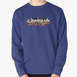 Evangelion Sweatshirts - Evangelion logo Pullover Sweatshirt RB2212