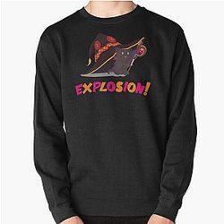 Konosuba Sweatshirts - Konosuba Chomusuke - Explosie!!! Pullover Sweatshirt RB2212