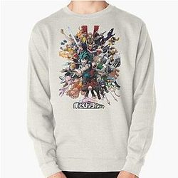 My Hero Academia Sweatshirts - My Hero Academia All Character Design Pullover Sweatshirt RB2212