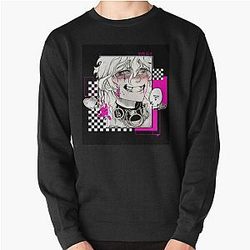 Nagito Komaeda "Die for me??" Design Pullover Sweatshirt RB2212