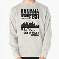 Banana Fish Sweatshirts - Banana Fish Pullover Sweatshirt RB2212