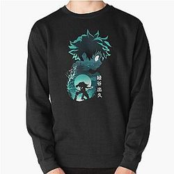 My Hero Academia Sweatshirts - Izuku Midoriya Pullover Sweatshirt RB2212