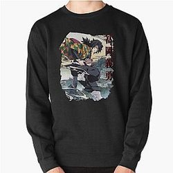 Demon Slayer Sweatshirts - Tomioka The Water Pillar Pullover Sweatshirt RB2212