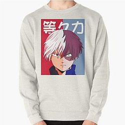 My Hero Academia Sweatshirts - Todoroki Shoto Pullover Sweatshirt RB2212