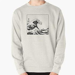 The Great Wave Off Kanagawa Pullover Sweatershirt RB2212