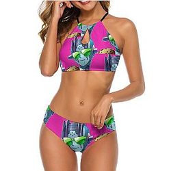 Animeswimsuit Bathin Suit - Jojo Bizarre Adventure Female Fashionable 2 Piece Bathing Suit Style 2
