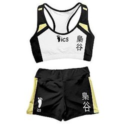 Haikyuu Swimsuits - Team Fukurodani Active Wear Set FDM3107