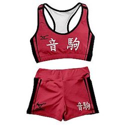 Haikyuu Swimsuits - Team Nekoma Active Wear Set FDM3107
