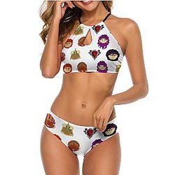 Animeswimsuit Bathin Suit - Jojo Bizarre Adventure Female Fashionable 2 Piece Bathing Suit Style 1