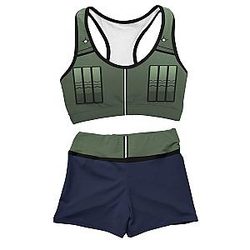 Naruto Swimsuits - Kakashi Active Wear Set FDM3107
