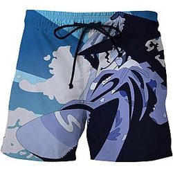 Bleach Swimsuits - Bleach Anime 3D Printed Over Beach Pool Shorts