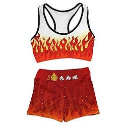 Demon Slayer Swimsuits - Kyojuro Fire Active Wear Set FDM3107