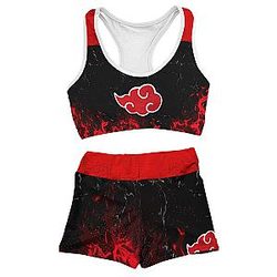 Naruto Swimsuits - Naruto Akatsuki Pride Active Wear Set FDM3107