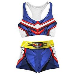 My Hero Academia Swimsuits - UA High All Might Active Wear Set FDM3107