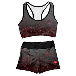 Naruto Swimsuits - Uchiha Emblem Active Wear Set FDM3107
