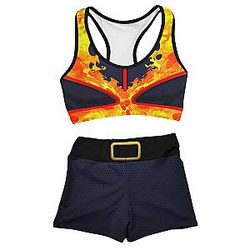My Hero Academia Swimsuits - UA High Enji Active Wear Set FDM3107