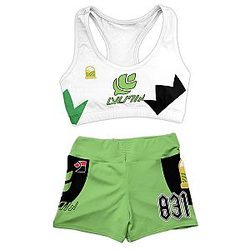 Pokemon Swimsuits - Grass Uniform Active Wear Set FDM3107