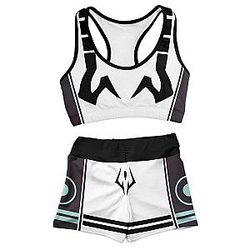 Jujutsu Kaisen Swimsuits - Legend Sukuna Active Wear Set FDM3107
