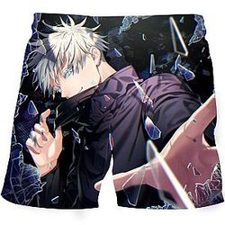 Jujutsu Kaisen Swimsuits - Legend Gojo Satoru Jujutsu Kaisen Beach Shorts