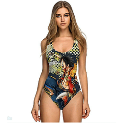 One Piece Swimsuits - One Piece Monkey D. Luffy Anime One-piece Swimsuit