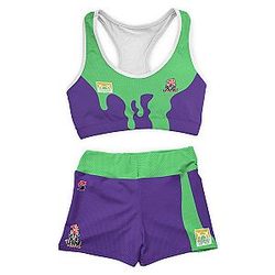 Pokemon Swimsuits - Poison Uniform Active Wear Set FDM3107