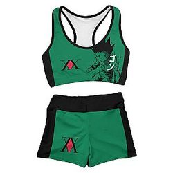 Hunter x Hunter Swimsuits - Gon Freecss Active Wear Set FDM3107