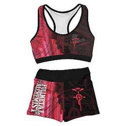 Fullmetal Alchemist Swimsuits - Edward Summer Active Wear Set FDM3107
