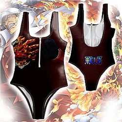 One Piece Swimsuits - Sakazui Akainu Anime One-piece Swimsuit