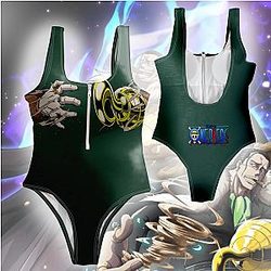 One Piece Swimsuits - Crocodile Anime One-piece Swimsuit